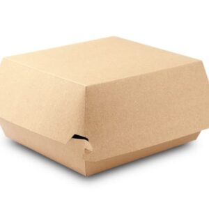 Burger box, kraft, 17 x 17 x 8 cm (paczka 50 szt.)