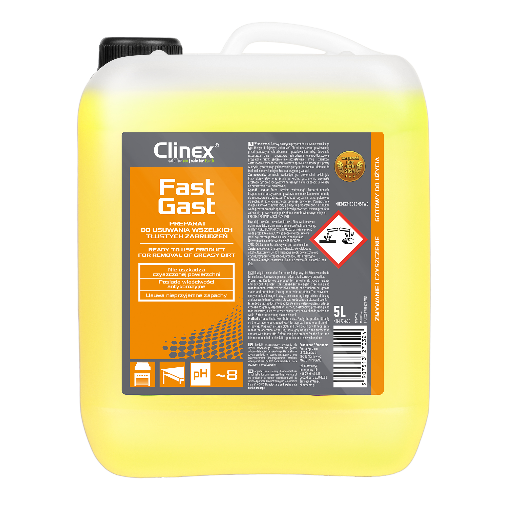 Clinex FastGast - 5l