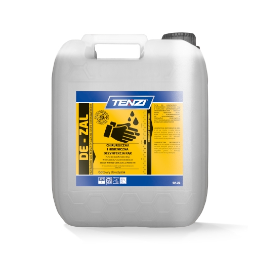 TENZI DE-ZAL płyn do dezynfekcji rąk wirusobójczy 5L