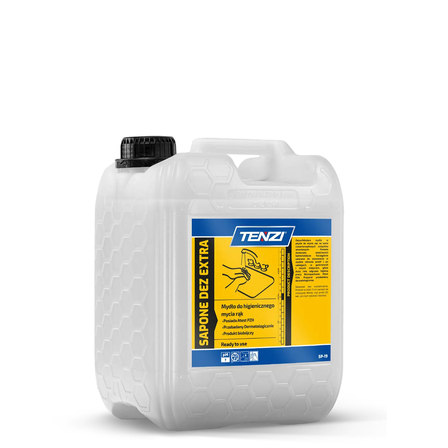 TENZI SAPONE DEZ EXTRA mydło antybakteryjne bezzapachowe 5L