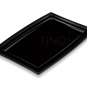 Taca cateringowa w kształcie talerza z PS 46 x 30,5 x 1,8 cm (paczka 5 szt.)
