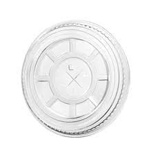 Wieczko płaskie z krzyżkiem 78 mm do kubków PET, 50 szt