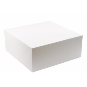 Pudełko cukiernicze na ciasto białe 310x220x80 mm