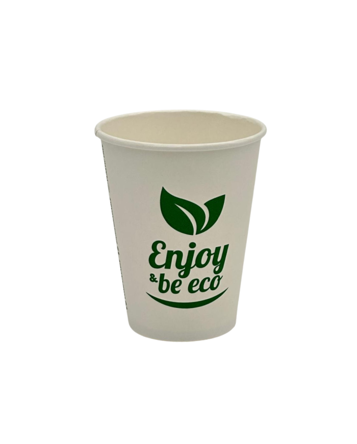 Kubki papierowe 250ml białe BE ECO 50szt