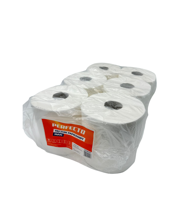 Ręcznik papierowy MIDI PERFECTO 2‑warstwowy – 130 m, biały