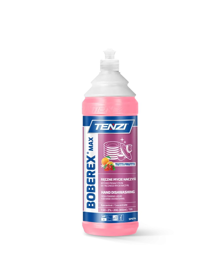TENZI BOBEREX MAX TUTTI FRUTTI - Płyn do mycia naczyń - Koncentrat - 1L