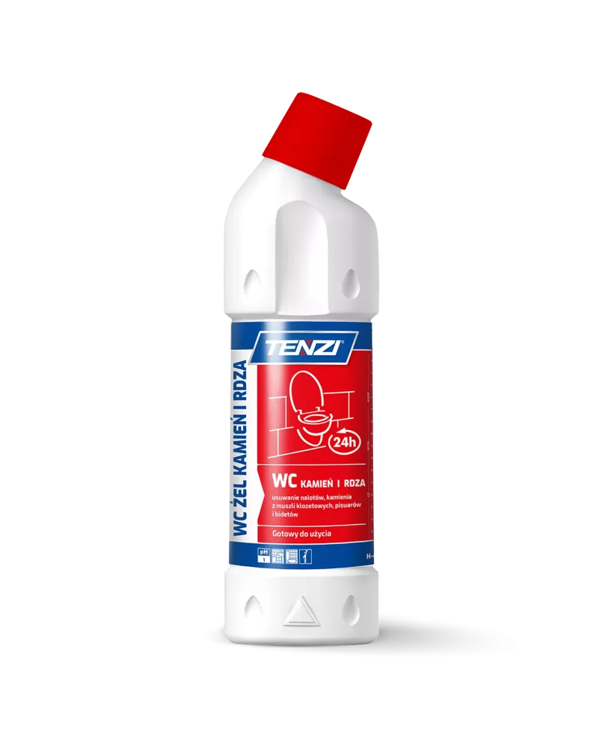 TENZI WC Żel Kamień i Rdza - Środek do usuwania rdzy i kamienia - 0,75L