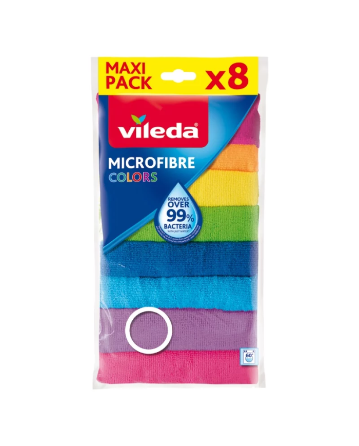 Vileda Colors Ściereczka z mikrofibry 8 szt.